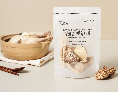 [이상구표고농장]참나무원목재배 백화고백숙재료100g 수출품